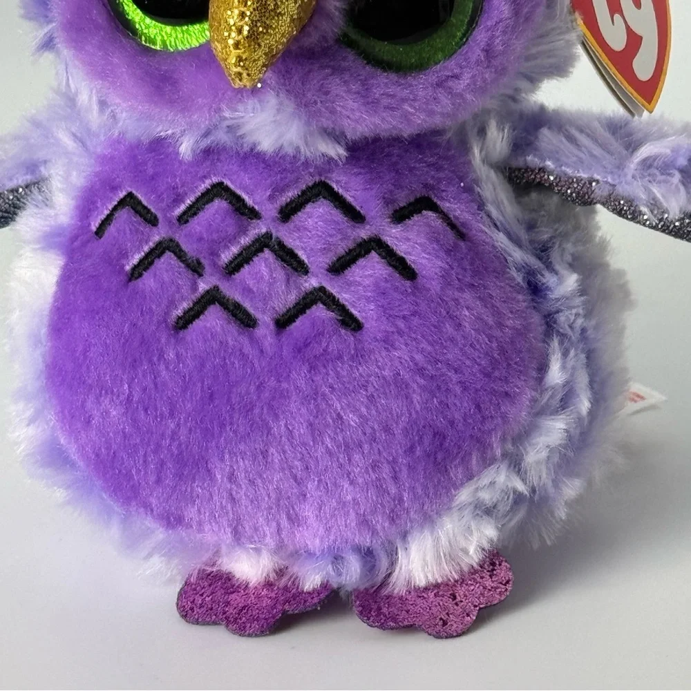 Ty Beanie Boos Owlivia the Purple Owl 5”